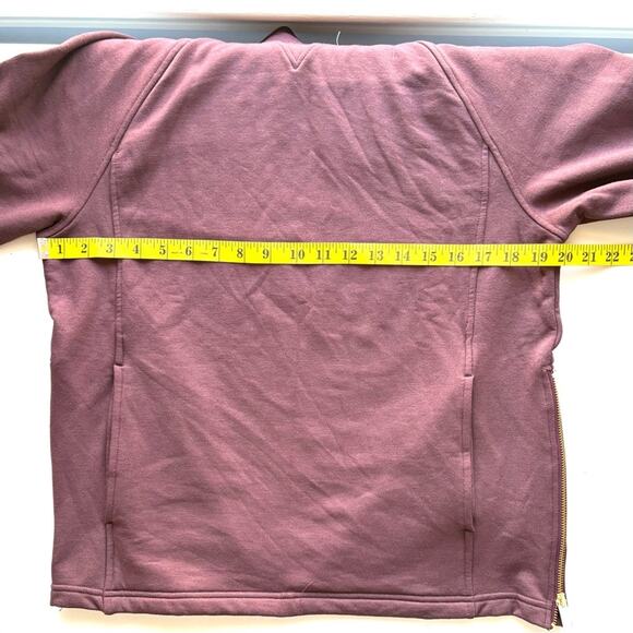 MPG Sweatshirt, Red Brown Mock Turtleneck, Oversized XS, Stitch Fix, NWOT - Picture 6 of 9